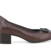 Decolletè Donna: Decollete donna in pelle marrone x5318w