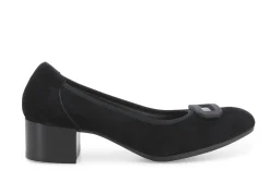 Decolletè Donna: Decollete donna in camoscio nero x5318w