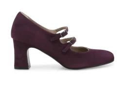 Decolletè Donna: Decollete donna con cinturino in camoscio bordo x5214w