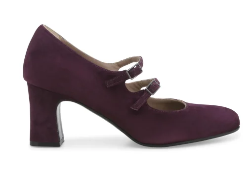 Decolletè Donna: Decollete donna con cinturino in camoscio bordo x5214w