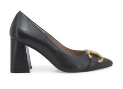 Decolletè Donna: Decollete donna in pelle nero e5143w