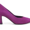 Decolletè Donna: Decollete donna in camoscio viola d5176w
