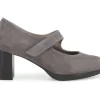 Decolletè Donna: Decollete donna con cinturino in camoscio rovere d5126w