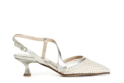 Decolletè Donna: Cafè Noir C1EF9003 SCARPA APERTA DIETRO MODELLO ASIMMETRICO RETINA CON STRASS DAVANTI