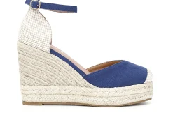 Decolletè Donna: Cafè Noir C1HH9260 SCARPE IN CANVAS SU ZEPPA CORDA CON SCOLLO V
