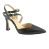 DIVINE FOLLIE 155 nero decolletè donna punta chiusa cinturini tacco
