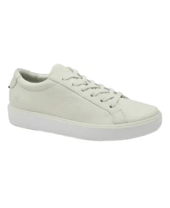 ECCO STREET LITE W 219203 white bianco scarpe donna sneakers lacci pelle