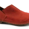 EL NATURALISTA N919 ANGKOR caldera rosso scarpe donna pedula pelle zip
