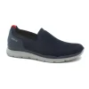 ENVAL SOFT 3716411 blu scarpe uomo sneakers slip on tessuto