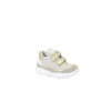 FALCOTTO AMANTEA 16131 27/28 beige platinum scarpe bambina sneakers strappi pelle paillettes