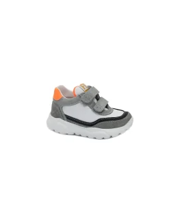 FALCOTTO AMANTEA 19002 21/26 grey white grigio scarpe bambino sneakers strappi pelle