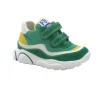 FALCOTTO AMANTEA 16131 green white yellow verde scarpe bambino sneakers strappi pelle
