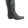 FELMINI 7962 black nero stivale donna punta pelle texano