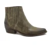 FELMINI D154 tobacco marrone texano basso stivaletto donna punta pelle