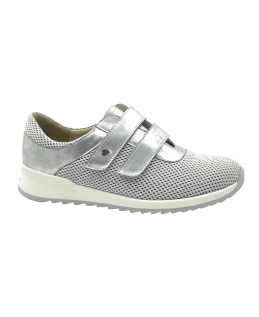 FINNCOMFORT 02391 weiss bianco scarpe donna comfort strappi tessuto