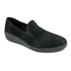 FITFLOP OPUL SKATE 658-001 black nero scarpe donna slip on elastico
