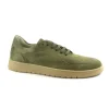 FRANCO FEDELE 2631 militare verde scarpe uomo sneaker camoscio lacci