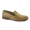 FRANCO FEDELE D594 tabacco cuoio scarpe donna mocassino pelle morsetto
