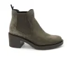 FRAU 80C3 torba marrone scarpe donna stivaletti beatles camoscio tacco