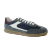 FRAU 22D1 blu scarpe uomo sneakers lacci pelle camoscio
