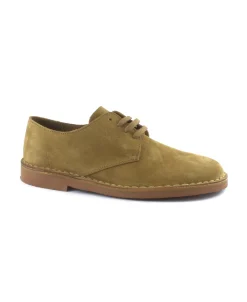 FRAU 25H1 sigaro marrone scarpe uomo derby elegante casual lacci camoscio