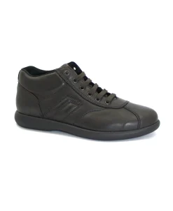FRAU 27L4 chocolat marrone scarpe uomo pedula comfort classica pelle lacci mid