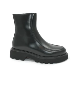 FRAU 85N6 nero donna scarpe stivaletti pelle zip ingegnere