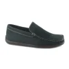 FRAU 14P4 blu scarpe uomo mocassini pelle nubuck extralight