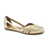 FRAU 03X4 platino scarpe donna ballerine pelle laminato