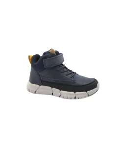 GEOX J369BA navy blu scarpe bambino sneakers lacci strappo 29/35