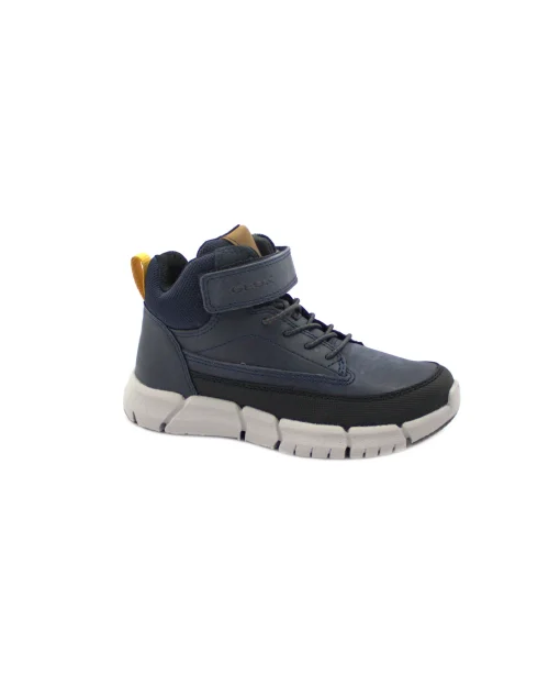 GEOX J369BA navy blu scarpe bambino sneakers lacci strappo 29/35