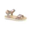 GEOX J35GSA 28/35 old rose rosa scarpe bambina sandali strappi traspiranti