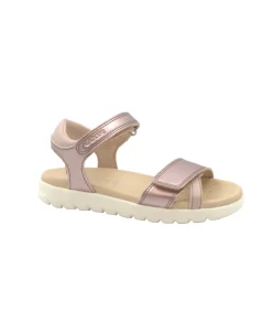 GEOX J35GSA 28/35 old rose rosa scarpe bambina sandali strappi traspiranti