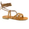 GIADA 7393 cuoio scarpe sandali donna pelle schiava infradito