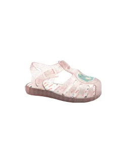 GIOSEPPO SOSUA 68085 pink rosa sandali bambina gomma mare gabbietta ragnetto bottone