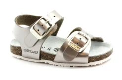 GRUNLAND AFRE SB0374 bronzo sandalo bambina fibbie birk