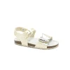 GRUNLAND AFRE SB2119 sabbia multi sandalo bambina strappo fibbia farfalla re-soft