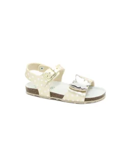 GRUNLAND AFRE SB2119 sabbia multi sandalo bambina strappo fibbia farfalla re-soft