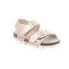 GRUNLAND ARIA SB0389 cipria rosa sandalo bambina fibbia strappo birk