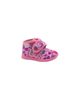 GRUNLAND DALY PA1151 rosa rosa scarpe bambina pantofole tessuto strappo plantare