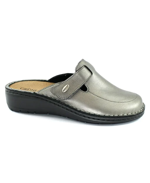GRUNLAND DAMI CE0263 peltro ciabatte donna plantare estraibile strappo pelle