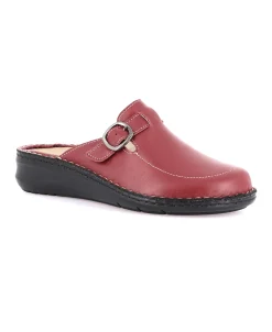 GRUNLAND DAMI CE0261 rubino rosso ciabatte donna plantare estraibile fibbia