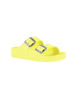 GRUNLAND DATO CI1886 giallo bambino ciabatte anatomiche fasce birk gomma