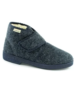 GRUNLAND EZIO PA0009 blu ciabatte pantofole uomo panno strappo