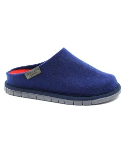 GRUNLAND FIMO CI3026 royal rosso blu ciabatte pantofole bambino feltro