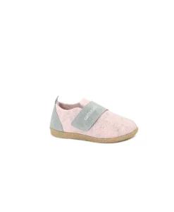 GRUNLAND FIXY PA0535 cipria scarpe bambina pantofole strappo feltro plantare