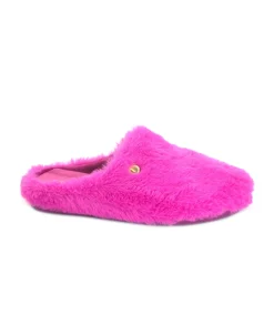 GRUNLAND GAGA CI3173 fuxia ciabatte pantofole donna panno morbido pelliccia