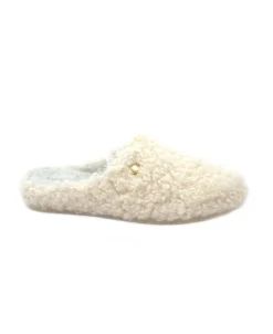GRUNLAND GAGA CI3174 panna ciabatte pantofole donna panno morbido