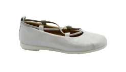 GRUNLAND GOOD SC5161 28/32 argento scarpe ballerina bambina laccio elastico glitter