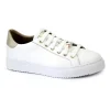 GRUNLAND HOAN SC2161 bianco scarpe sneaker donna lacci pelle